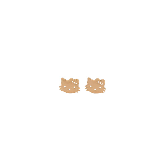 ARETE ORO LAMINADO KITTY 18k