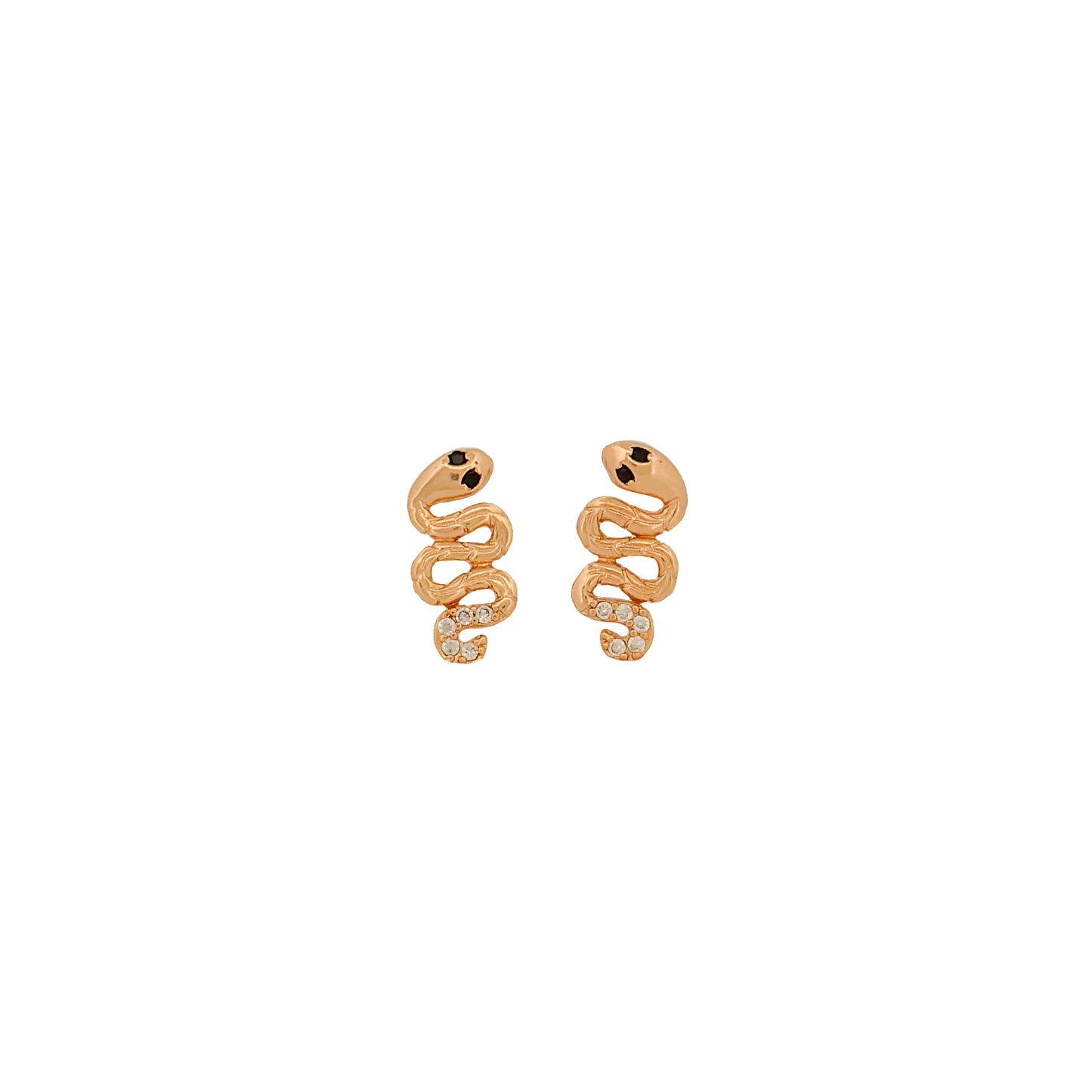 ARETE ORO LAMINADO VÍBORA 18k