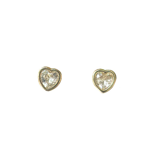ARETE ORO LAMINADO CORAZÓN BISELADO