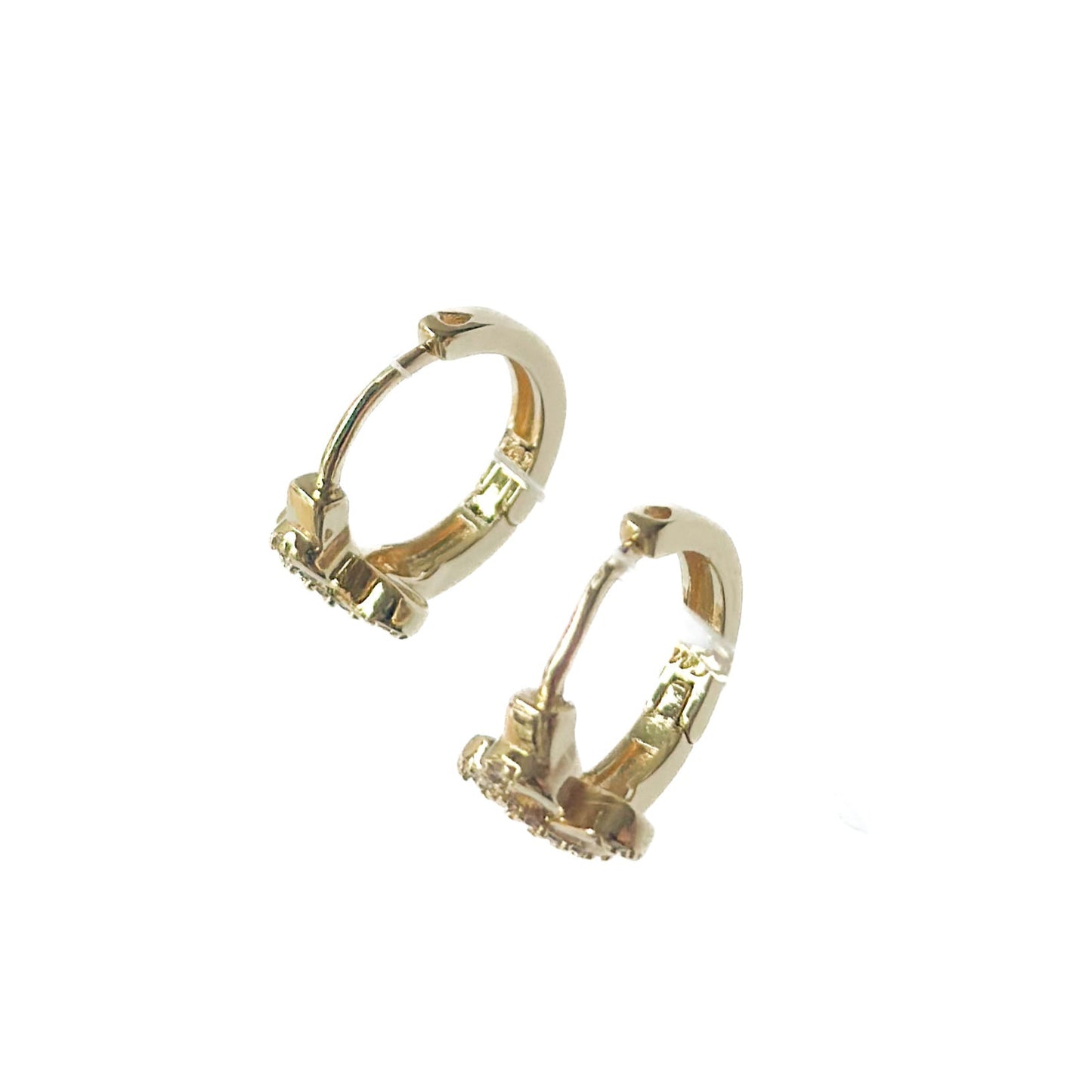 ARETE ORO LAMINADO TREBOL 4 HOJAS