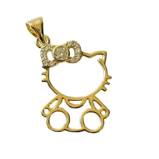 DIJE ORO LAMINADO KITTY