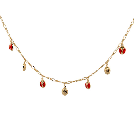 JUEGO ORO LAMINADO CARTIER 3 EN 1 CON CATARINAS