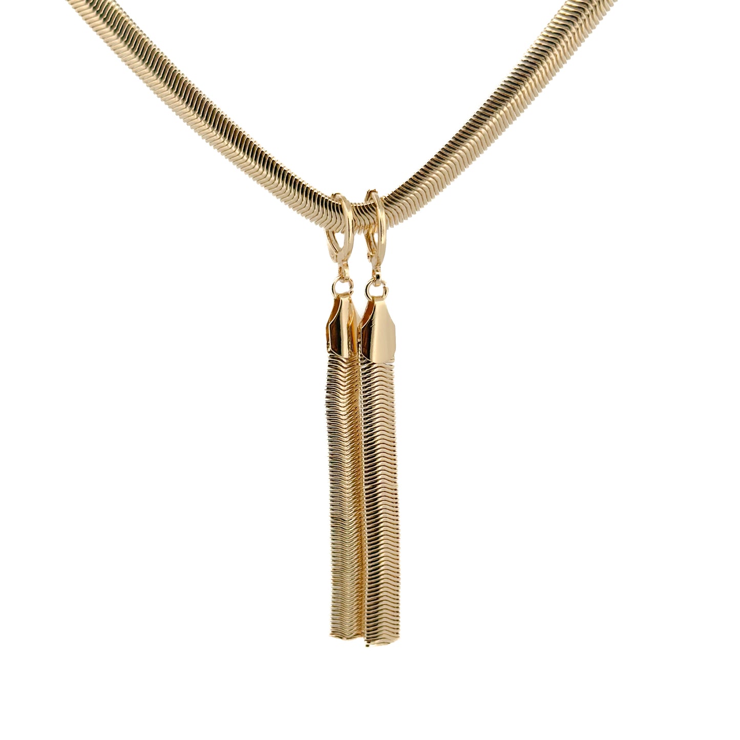 JUEGO ORO LAMINADO PANZA DE VIBORA