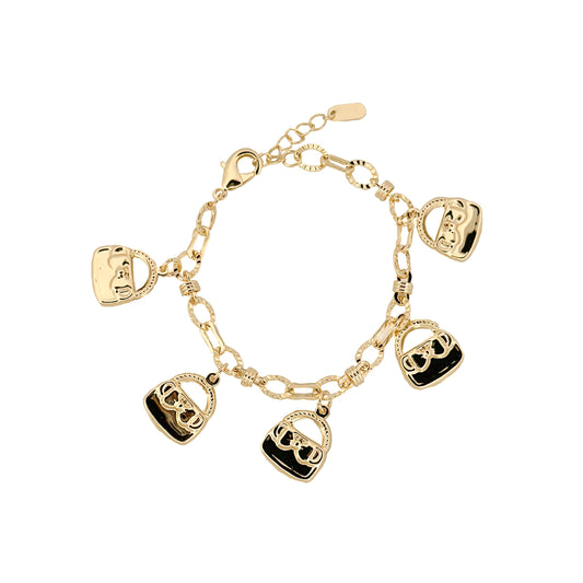 PULSO ORO LAMINADO BOLSAS COLGANTES