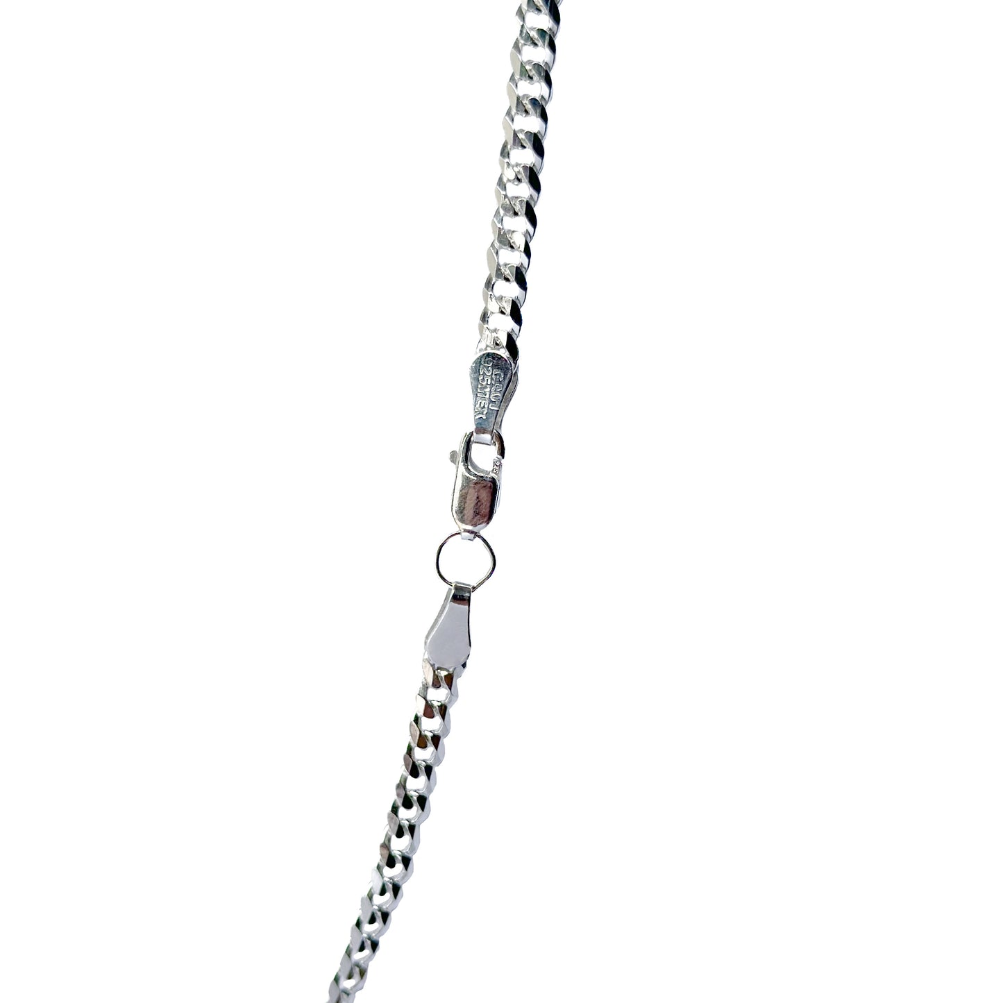 CADENA PLATA .925 BARBADO & 4MM