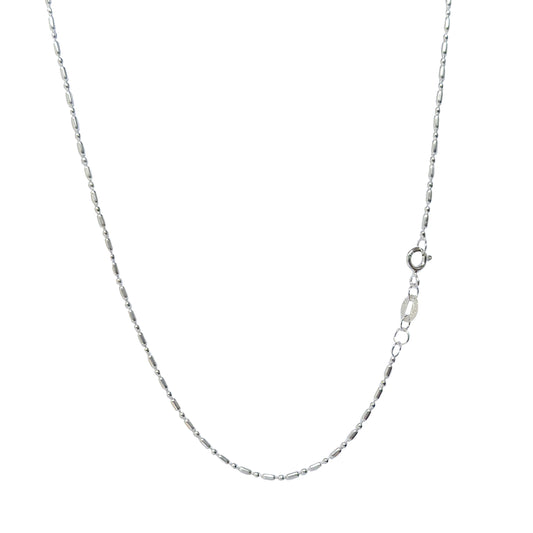 CADENA PLATA .925 PUNTO Y COMA 1MM & 50CM