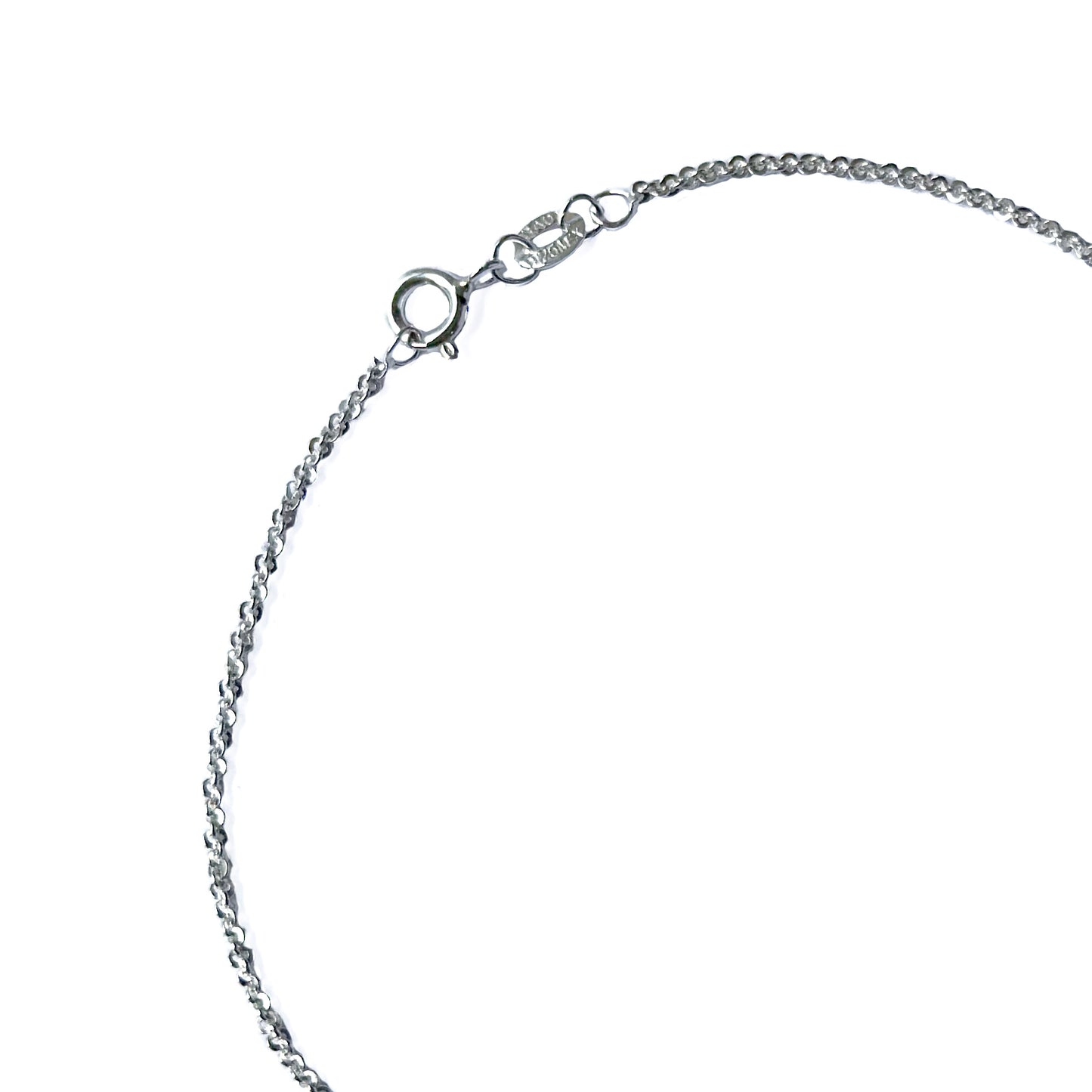 TOBILLERA PLATA .925 ESLABON CIRCULAR