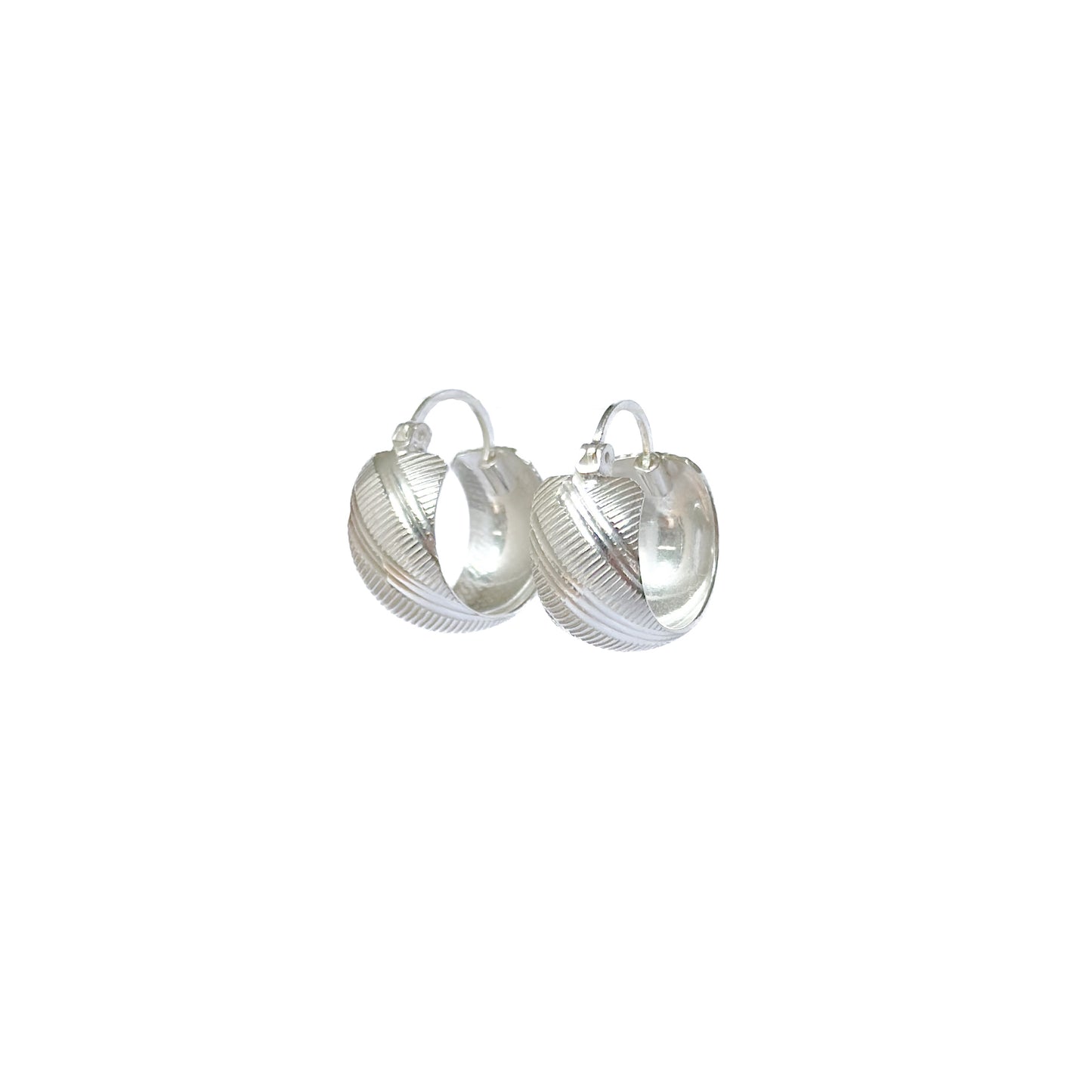 ARRACADA PLATA .925 CON GRUESA CALADA