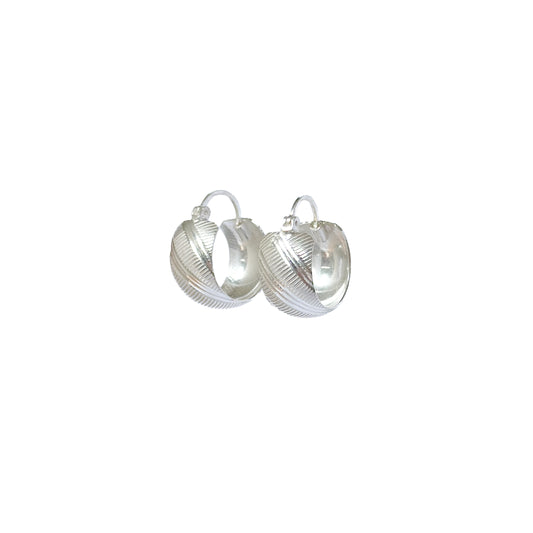 ARRACADA PLATA .925 CON GRUESA CALADA
