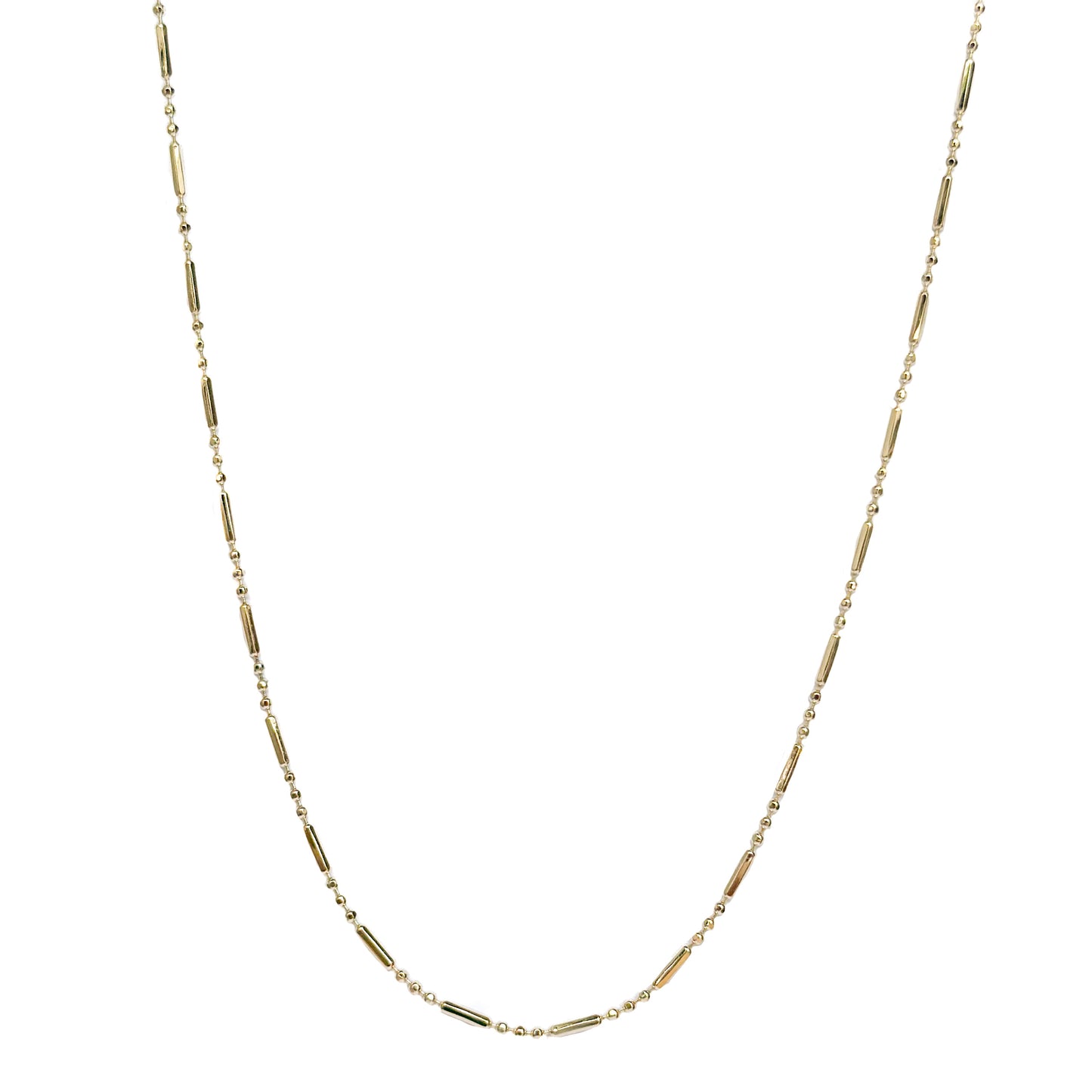 CADENA ORO LAMINADO PUNTO Y COMA 1.5MM & 60CM