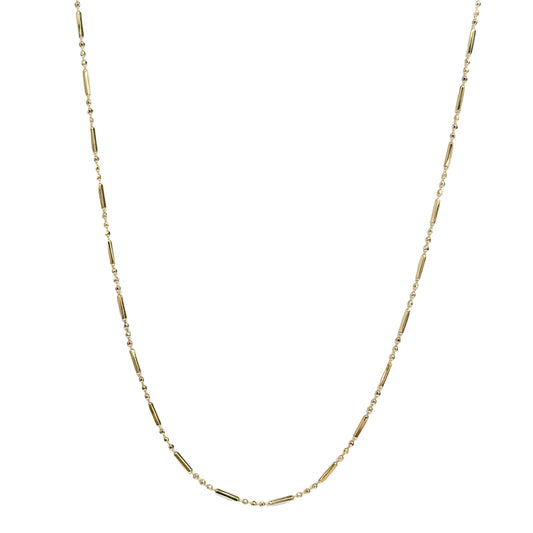 CADENA ORO LAMINADO PUNTO Y COMA 1.5MM & 60CM