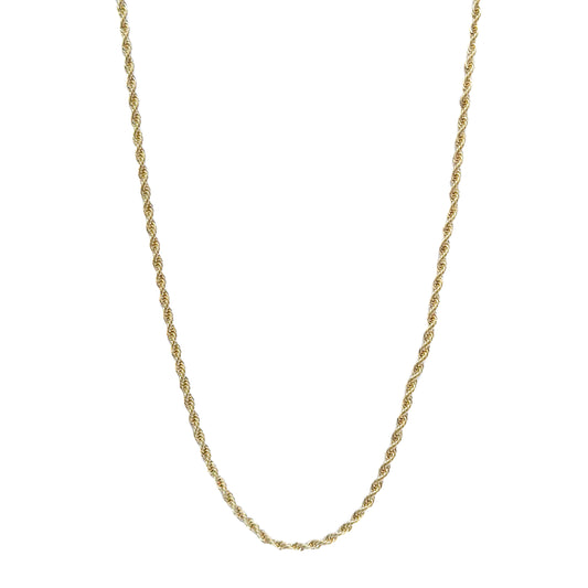 CADENA ORO LAMINADO TORZAL 2.5MM X 50CM