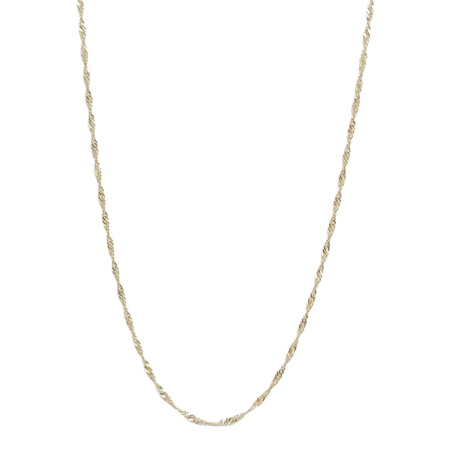 CADENA ORO LAMINADO TORZAL 1.5MM X 45CM