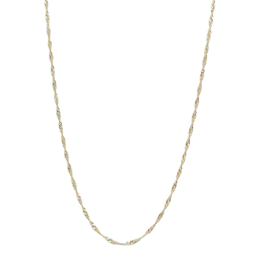 CADENA ORO LAMINADO TORZAL 1.5MM X 45CM