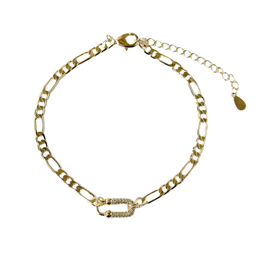 TOBILLERA ORO LAMINADO CARTIER + TIFFANY