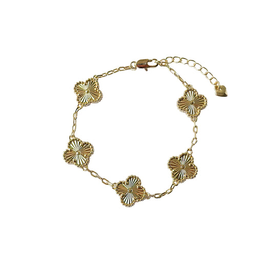 PULSO ORO LAMINADO TREBOL VANCLEEF