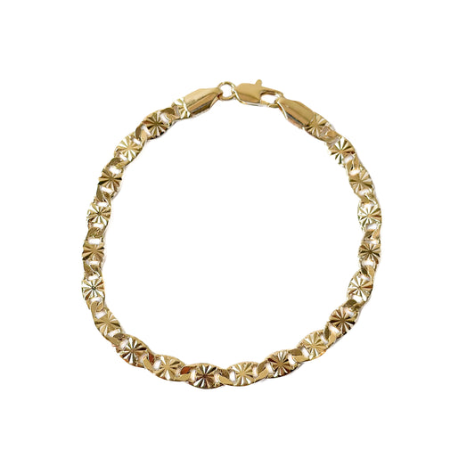 PULSO ORO LAMINADO DISEÑO ESTRELLA