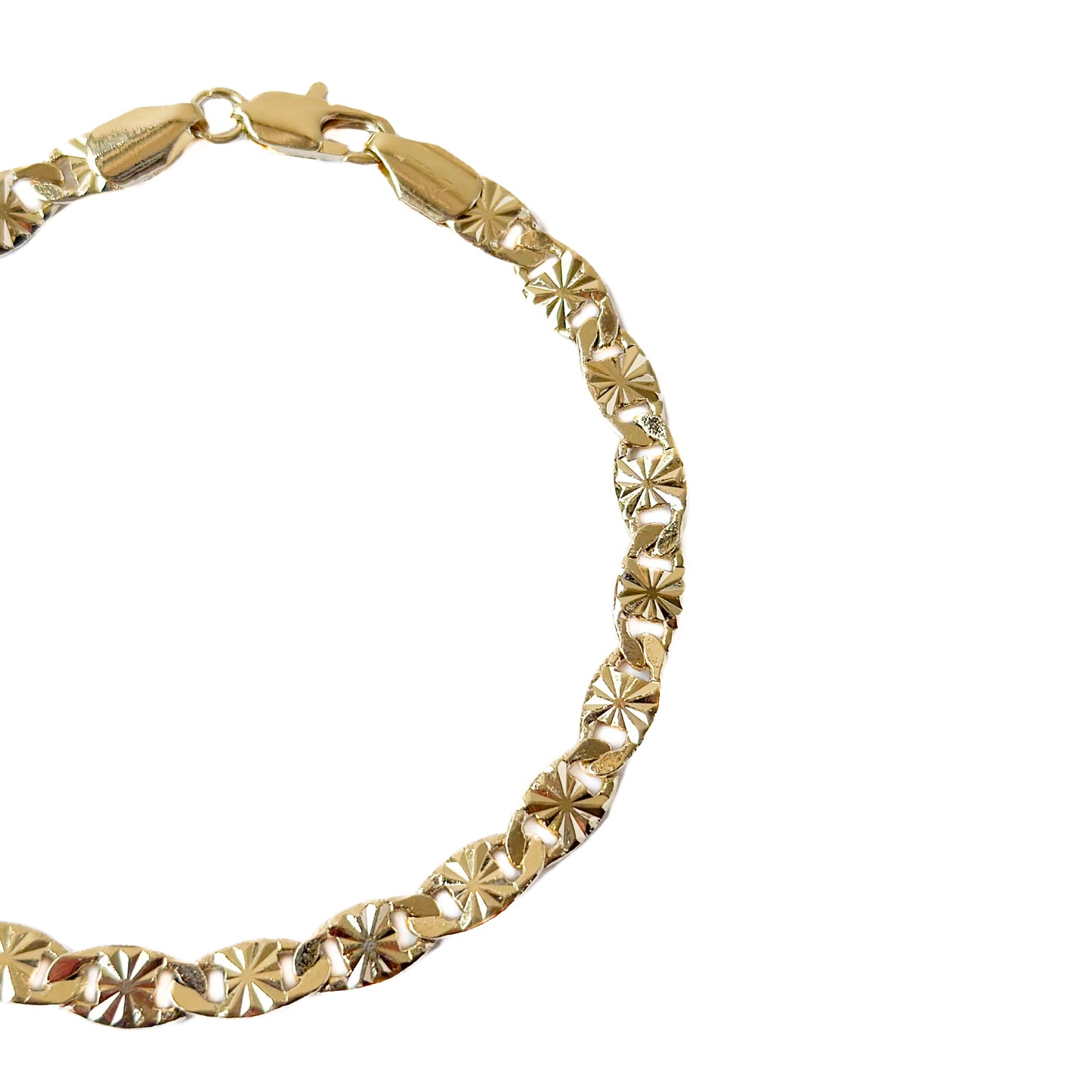 PULSO ORO LAMINADO DISEÑO ESTRELLA