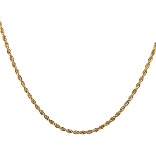 CADENA ORO LAMINADO TORZAL 4 MM X 50 CM