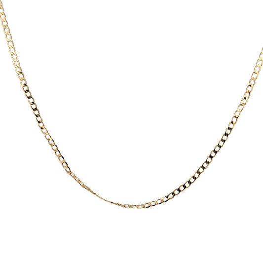 CADENA ORO LAMINADO CUBANO 3.6 MM X 60 CM