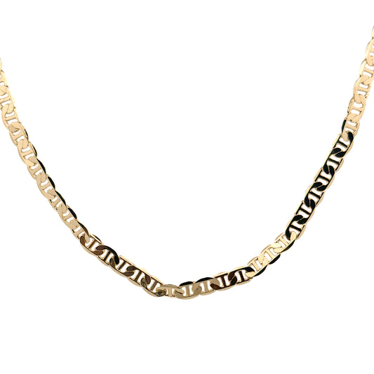 CADENA ORO LAMINADO MARINO 7 MM X 60 CM